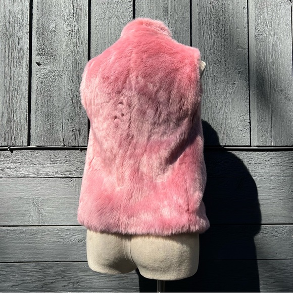 J.Crew Faux Fur Vest, Dusty Rose, NWOT - Picture 9 of 15